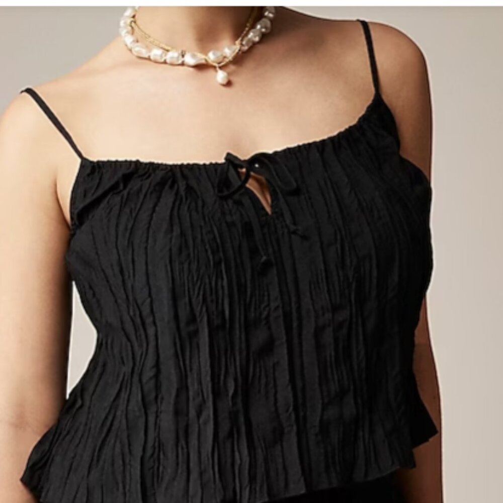 J. Crew Crinkled Tank Top New With Tags